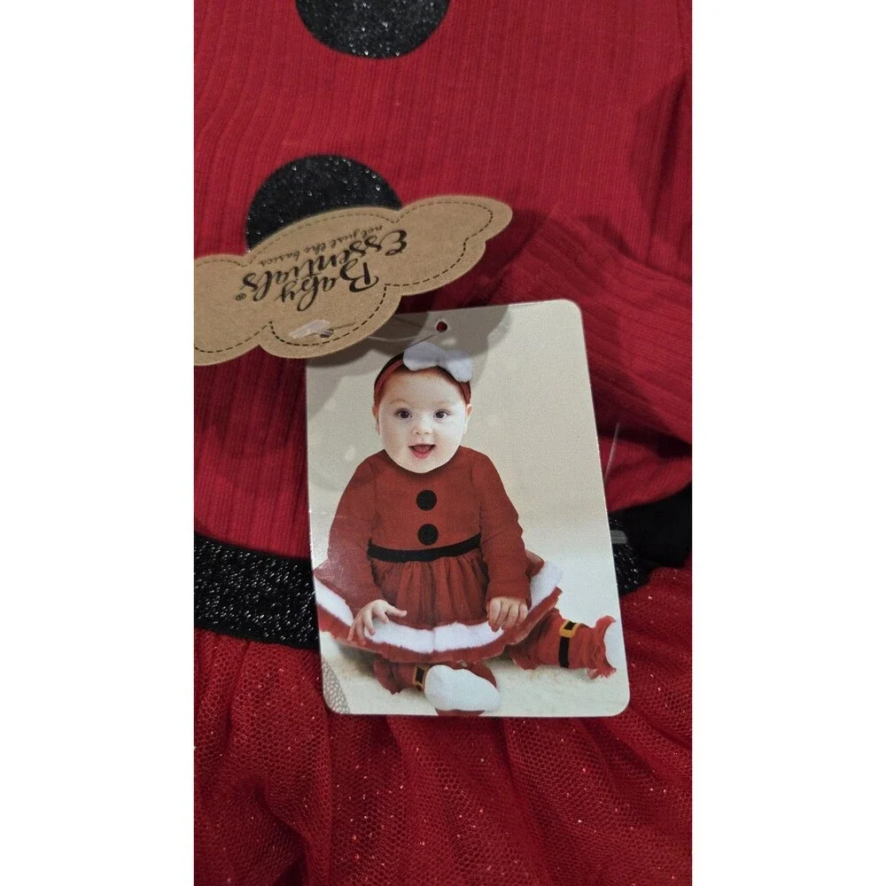 Santa Baby essentials 4PC Christmas outfit--18 months-NWT B10